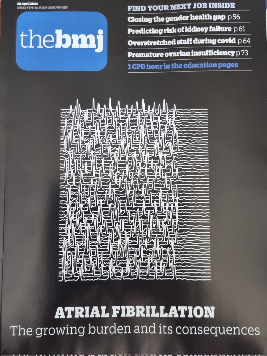 100% certain this @bmj_latest cover was produced by a Joy Division fan.