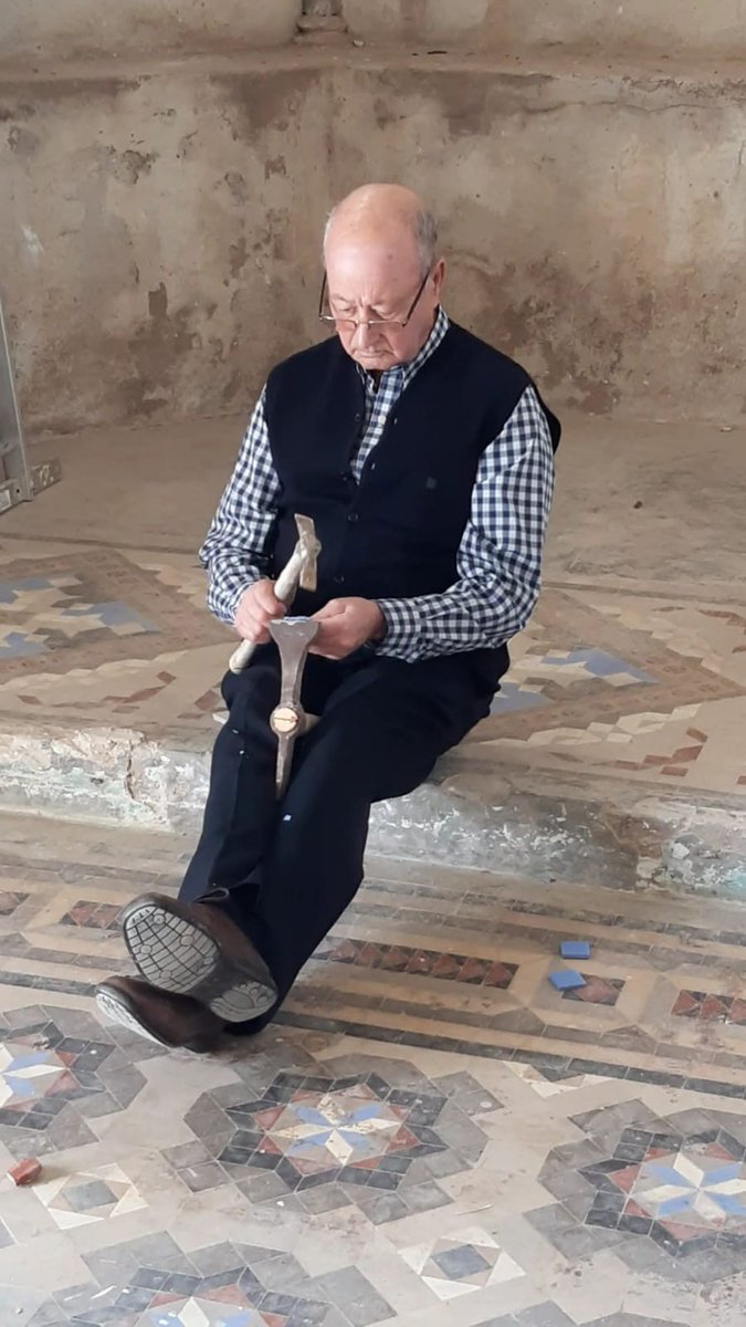 CIDCeN's tweet photo. Tenemos un gran recuerdo de tu padre cuando participó en #EuropeanHeritageStories dentro del proyecto "Mosaico Nolla, un legado a preservar".

Las grabaciones las tenemos guardadas (a falta de edición) con mucho cariño y con ganas de presentar las lecciones que compartió 💙 https://t.co/XtB7QyhTsj