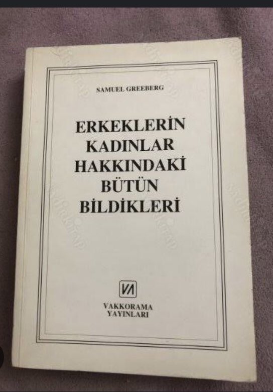 İlk okuduğumda pek bir şey anlayamamıştım. Fakat ikinci kez okuyunca kadınları tamamen çözdüm. 😎 Teşekkür Samuel Greeberg. 🙏

Dipnot: Kitap, erkeklerin bugüne kadar kadınlara dair edindikleri engin bilgilerin tamamının yazılı olduğu 120 adet boş sayfadan ibaret. 😂😂😂