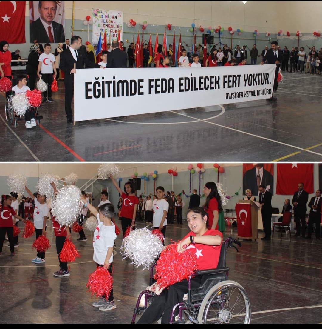 fatihilkorta's tweet photo. 23 Nisan Ulusal Egemenlik ve Çocuk Bayramı ilçemiz kapalı spor salonunda okulumuzun hazırladığı program ile kutlanmıştır. Seyircilerin büyük beğenisini kazanan programımızda emeği geçen tüm öğretmenlerimizi ve öğrencilerimizi tebrik ederiz. @horasanmem25 @s__karakurt  🇹🇷👏🏻 https://t.co/Ddv8Pc5P25