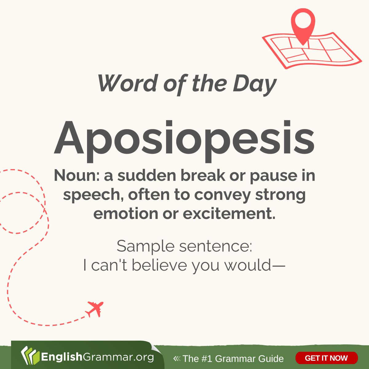 What is aposiopesis?

#writing #amwriting #grammar