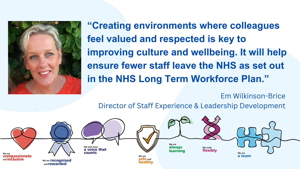 Take a look at <a href="/BriceEm/">Em Wilkinson-Brice 💙</a>’s blog post discussing our People Promise exemplar programme and the 2023 National Staff survey results - essential pieces of work to help us carry out the #NHSLongTermWorkforcePlan priority to retain #OurNHSPeople: england.nhs.uk/blog/its-peopl…