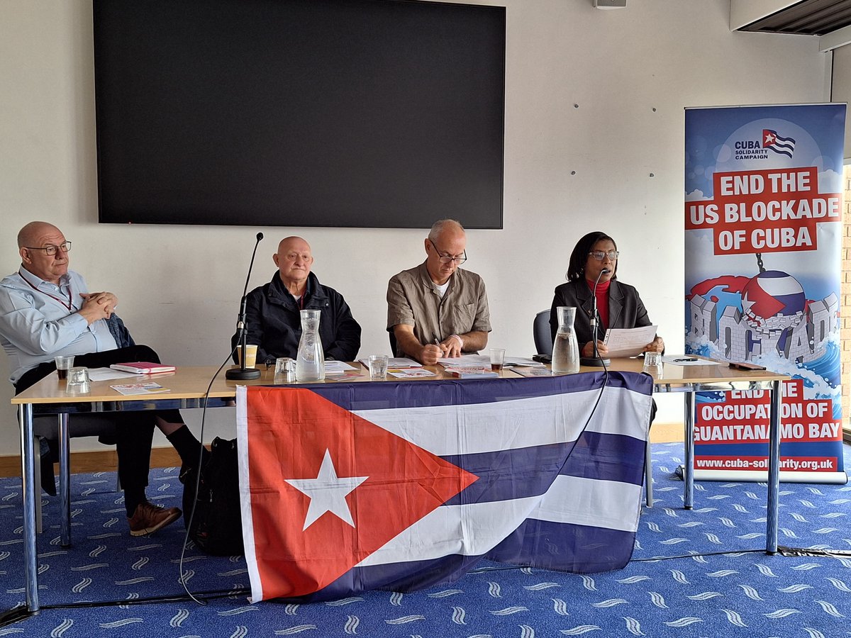 .@IsmaraWalter: 'I am aware of CWU members' support to the international battle for the return of the Cuban Five as well as your contribution to CSC appeals'. 👉 @CubaSolidarity fringe meeting at #CWU24.