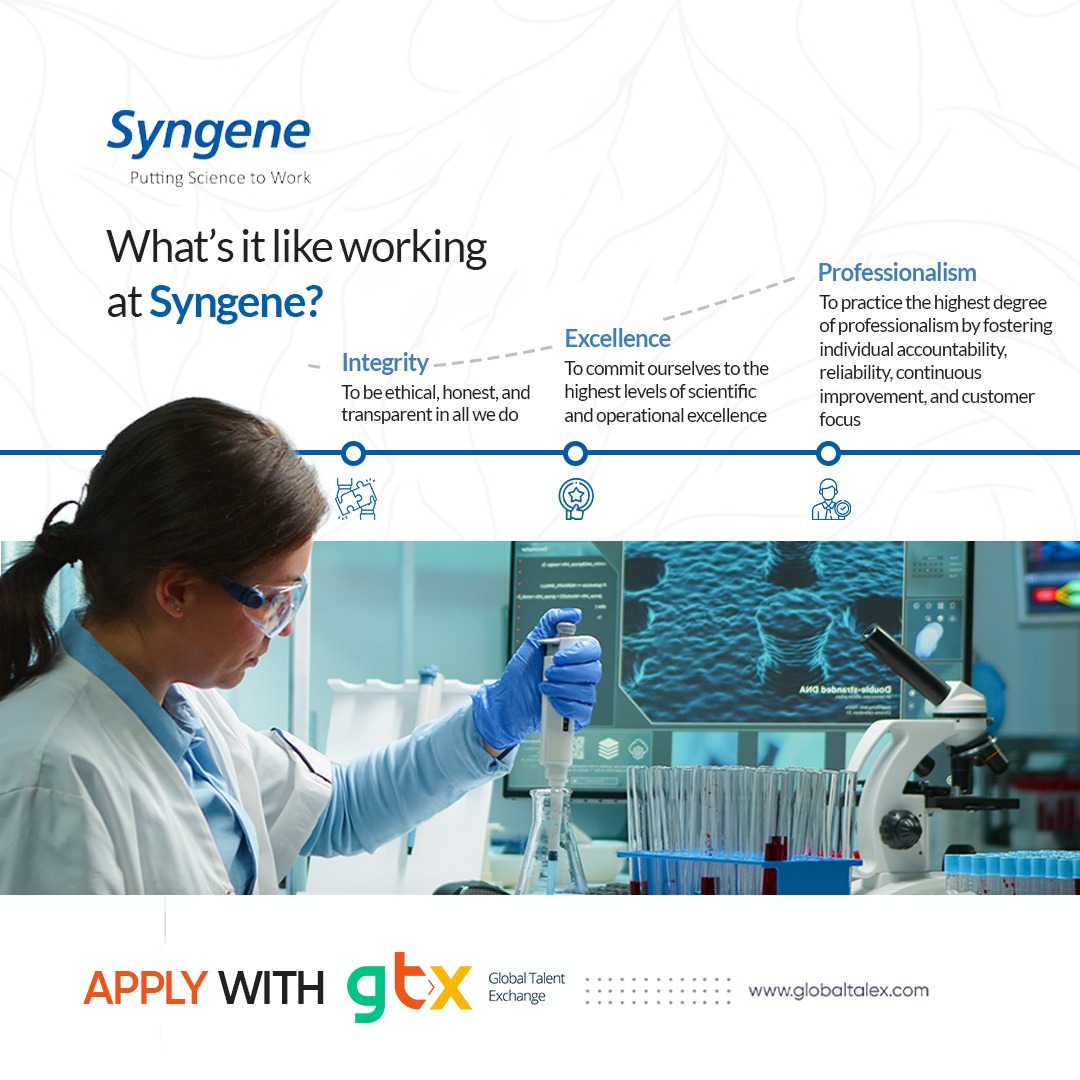 Homecoming with a difference 🇮🇳 #WeAreHiring

@SyngeneIntl is buzzing with energy, filled with passionate individuals driven by a shared purpose to build, develop, challenge, nurture relationships & transform lives around the world 🌍

Apply NOW! 👇🏻
bit.ly/WorkWithSyngene