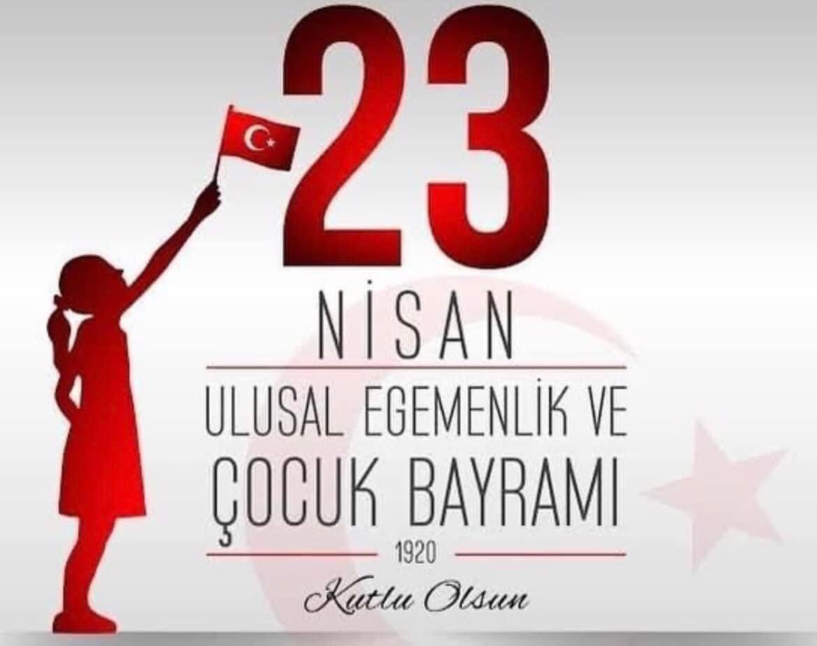 Türkiye Büyük Millet Meclisi'nin 104. kuruluş yıldönümünü ve İstiklalimizin ve aydınlık geleceğimizin teminatı olan çocuklarımızın #23Nisan Ulusal Egemenlik ve Çocuk Bayramı kutlu olsun.