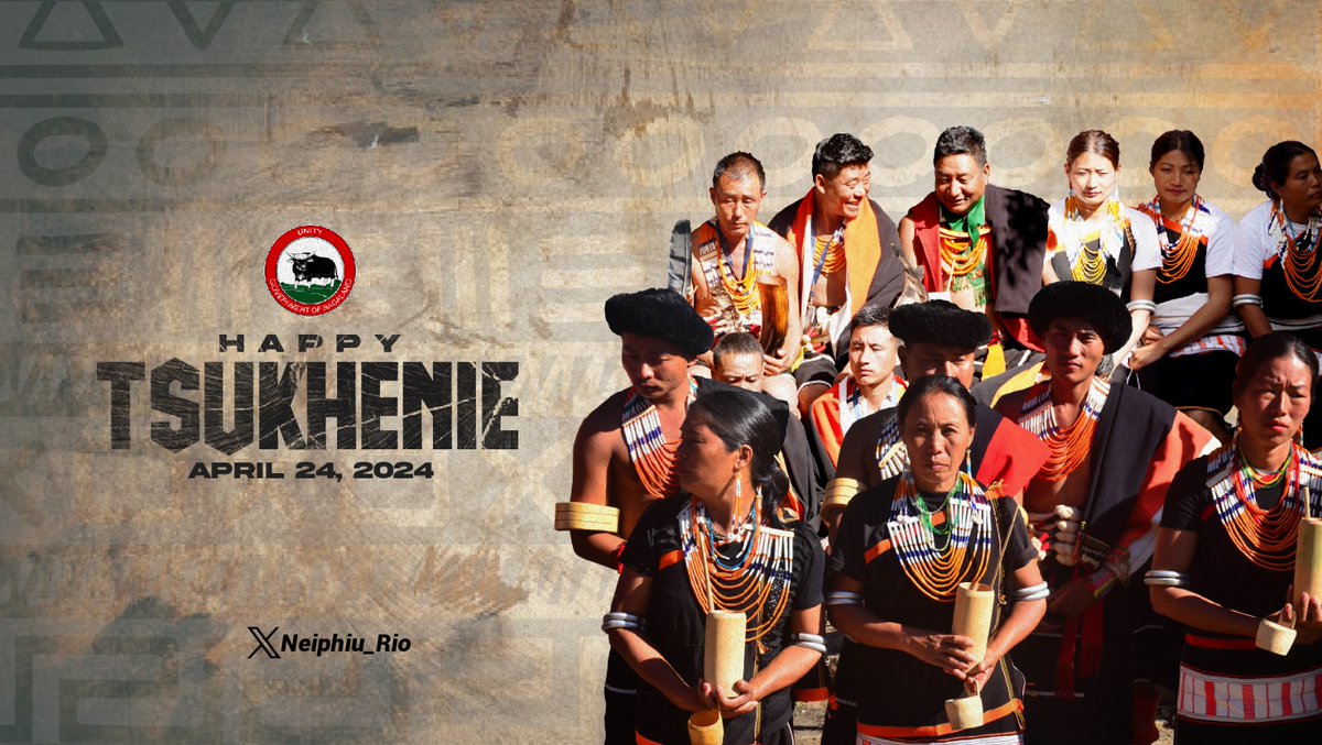 Wishing a happy Tsukhenie to all who are celebrating from the Chakhesang community. May the festivity foster oneness and bring blessings of good health and fruitfulness, in all our endeavours, in the year ahead. #Nagaland #LandOfFestivals