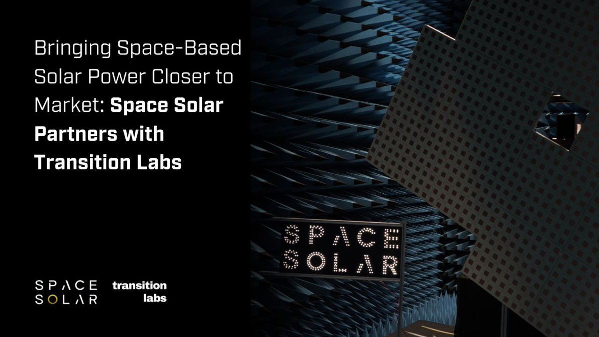 Space Solar x Transition Labs - a collaboration to accelerate sustainable energy solutions 🌍 👇spacesolar.co.uk/bringing-space… #SpaceSolar #TransitionLabs #SustainableEnergy #EarthDay2024