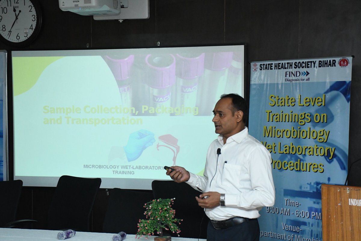 🎉 Microbiology Wet Lab Trainings in Bihar are ongoing! The first session on 3 April was a success and included speakers from our many collaborators. Their insights emphasized the critical role of such training in improving patient outcomes and reducing healthcare costs.