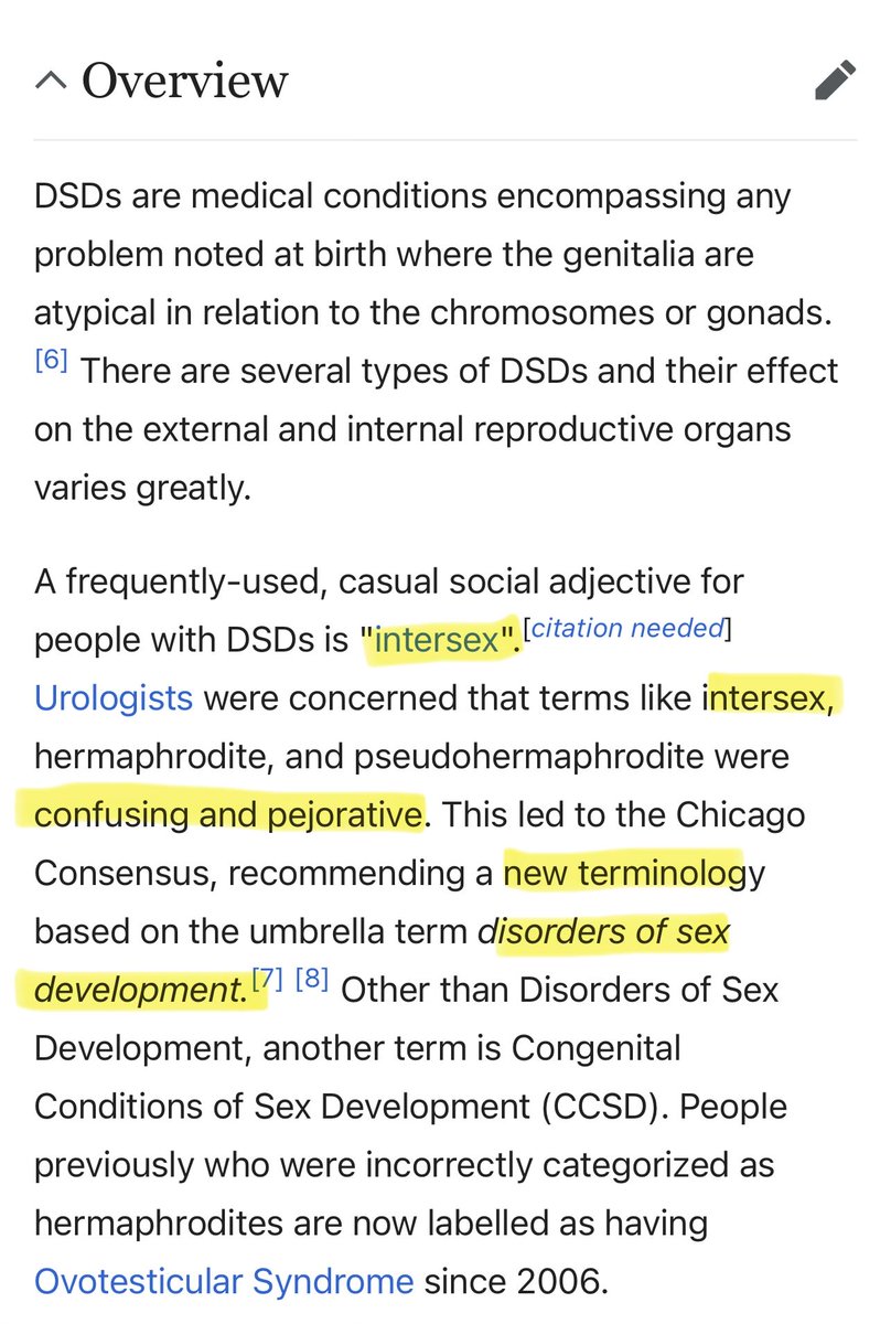 @DragonFishOfish Errr .. NHS, Intersex Society of North America, NCBI. Even Wikipedia 🫤

Awkward 😳😬👀
