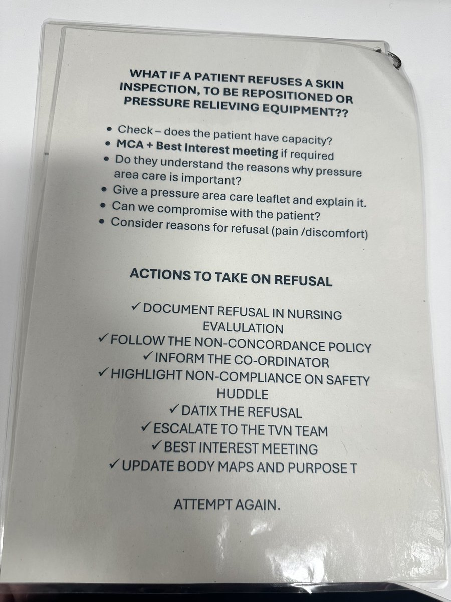 Created an aSSKINg bundle QRG for staff to refer to. Increasing knowledge of skin inspections, pressure area care and overall reducing harm #harmfreecare #assking #pressureareacare @SalfordCO_NHS