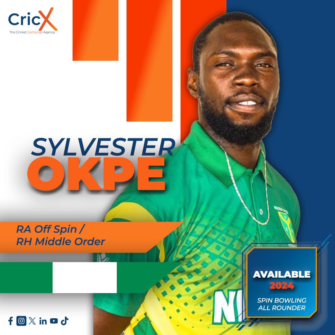 Let down on your overseas at the last minute? 😡

Don't worry, there are always options available, and with the UK's leading cricket agency they are fantastic options. 

Here are 4️⃣ guns with availability and the correct paperwork in place. 

Drop us a dm to discuss.

#CricX