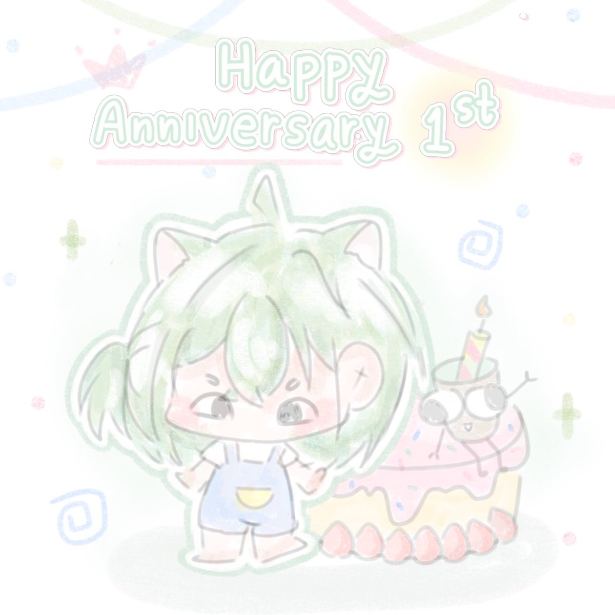 m1xllo's tweet photo. :¨ ·.· ¨:
`· . H⭐️ppy Anniversary 1st ྀི
𓈒 𓈒 เย่ ่ ยินดีกับครบรอบ1ปีนะคัฟคอมบุ
ที่อยากจะบอกเขียนลงฟอร์มหมดแล้ว ไว้รอ
อ่านๆ หุหุ นี่ย์ได้เค้กละเค้าแถมถ้วยชาให้ด้วย เอาไปกิ—น 😋😋
#1yrwithKombucha #KombuNaja #Kombu1stAnniversary #Kombuart https://t.co/aCWMNB05Q9