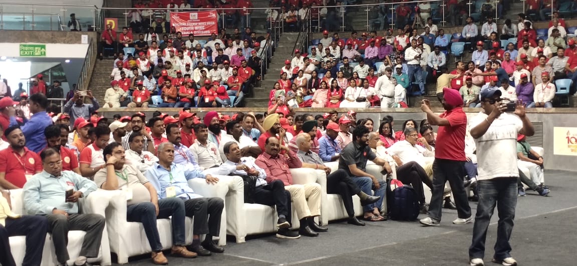 100th AGM of AIRF begins with National Women &amp; Youth Convention at New Delhi <a href="/ShivaGopalMish1/">Shiva Gopal Mishra</a> <a href="/ilo/">International Labour Organization</a> <a href="/ITFglobalunion/">International Transport Workers' Federation (ITF)</a> <a href="/RailMinIndia/">Ministry of Railways</a> <a href="/AshwiniVaishnaw/">Ashwini Vaishnaw</a>