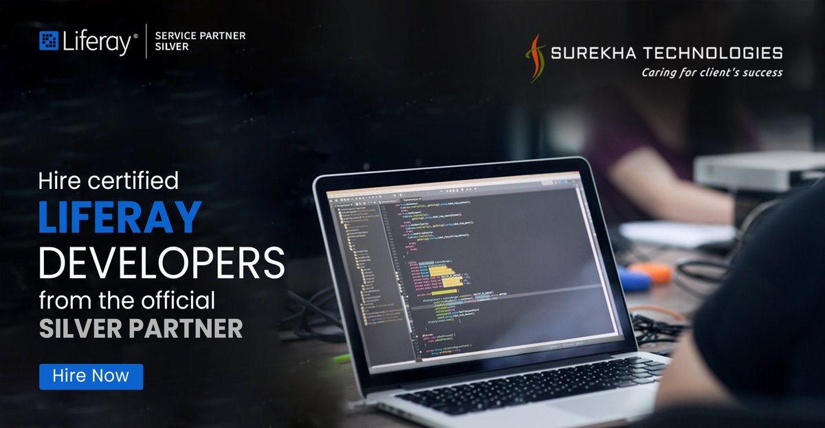 Struggling to customize your Liferay portal? Lack in-house expertise? Our certified developers can help. Explore more: surekhatech.com/hire-liferay-d… #liferay #liferaydevelopers #SurekhaTech #HireDevelopers #digitaltransformation #certifieddevelopers