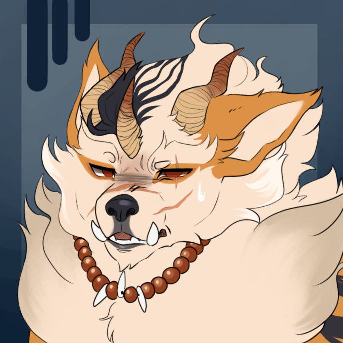 FloofAngel's tweet photo. emotes com for @NixnJix of her Arcanine, Roshi https://t.co/Q1k9ilv5ZA