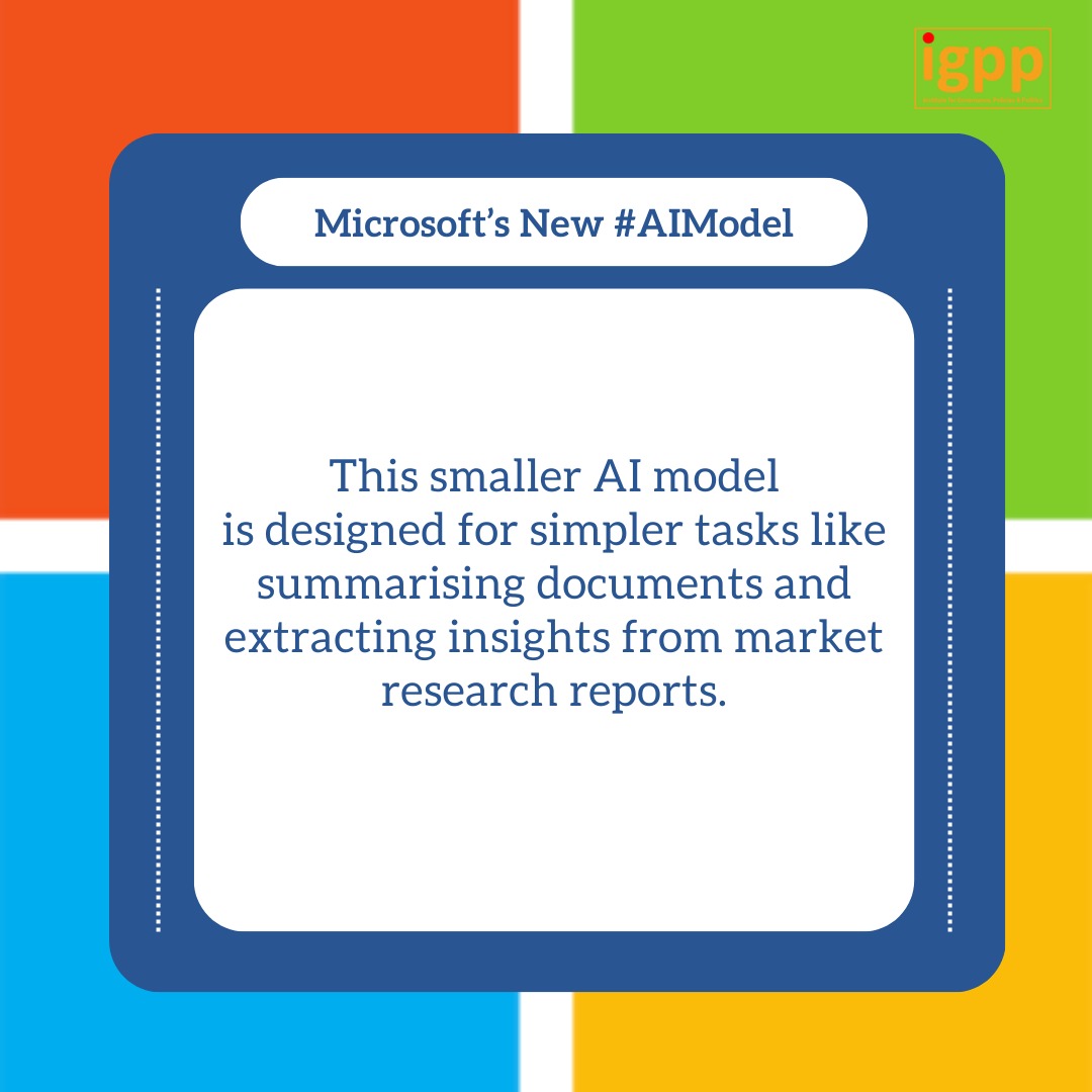 IGPPVMF's tweet photo. #Microsoft's new efficient #AIModel in town?
.
.
Read below to find out!

#Microsoft #AI #AIModel #Phi3mini https://t.co/ojyA8wxr5G