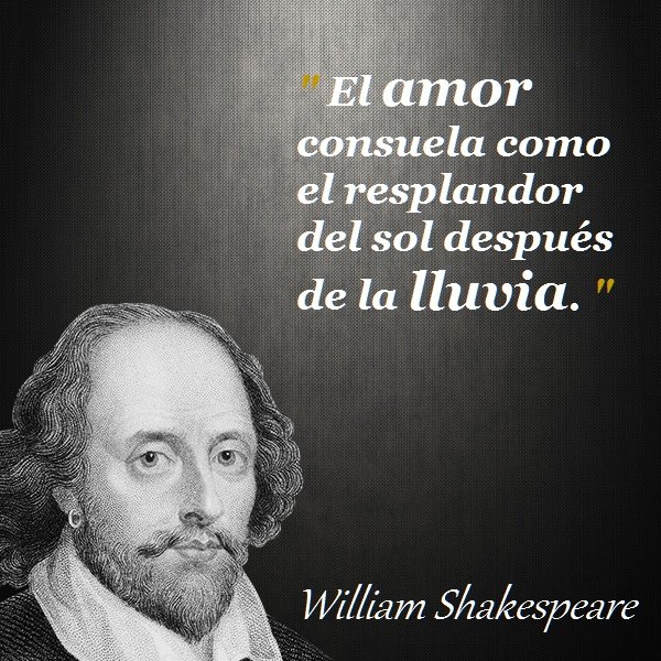 'El amor nunca hizo ningún cobarde'.Miguel de Cervantes✍️ ' El amor buscado es bueno, pero dado sin buscar es mejor.”William Shakespeare.✍️ Hoy celebramos el #DíaDelIdioma en justo reconocimiento a dos grandes exponentes de la literatura.