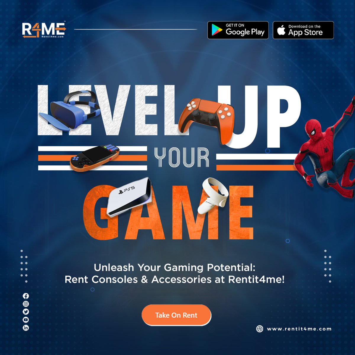 Ready to level up your gaming experience?  Rent a console from Rentit4me and dive into a world of new adventures!

Our website - rentit4me.com

📞 - +91-9319452844

.
.

#rentps4 #gamingconsole #gamingconsolerental #gamerent #videogames #rentgames #consolerental