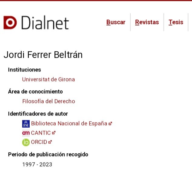 juangaleanorey's tweet photo. Jordi Ferrer Beltrán.
Página de Dialnet 
15 textos completos para descargar @jferrerbeltran ⬇️
https://t.co/e2T1LJaZAD https://t.co/g75cAPYA4O