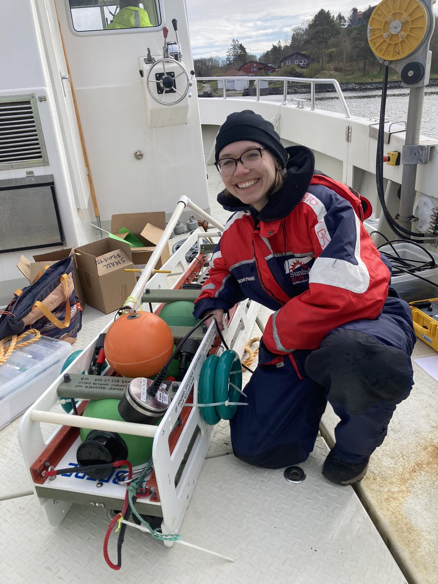 Natalya_Gallo's tweet photo. Deep Ocean Vehicle BEEBE is back at the surface after a successful practice deployment off @UiB #Espegrend marine station. All systems are go but it’s still floating low so we will increase buoyancy before it splashes down in #Masfjord next as part of @BjerknesBCCR #CLIFORD https://t.co/XrYL4yr0E9