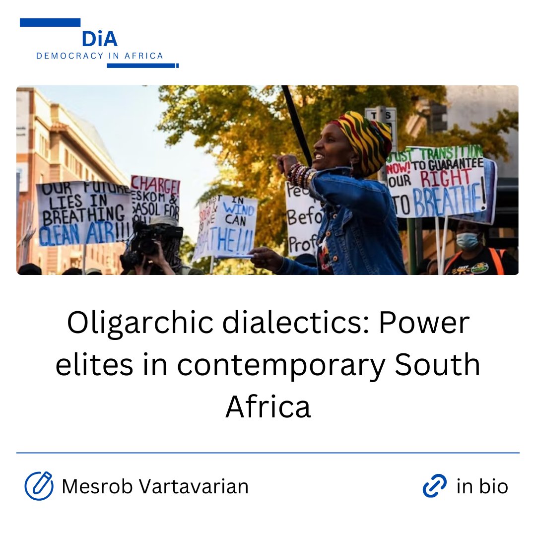 The article dives into South Africa's history of oligarchic rule despite its anti-colonial struggle. Exploring the entanglement of power elites, it sheds light on how this impacts the upcoming elections. #SouthAfrica #Oligarchy #Elections2024 t.ly/ZZt_G