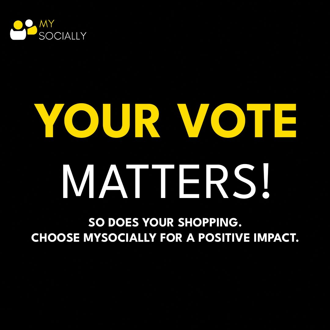 Ready to vote? MySocially has your back! 🌟 Your voice matters, just like every purchase here makes a difference. 
#mysocially #elections24 #impact #voting #LokSabhaElection2024 #onlineshopping #ecommerce #socialmediamarketing