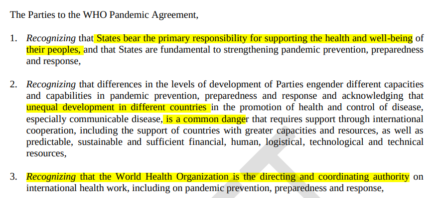 Der neue Entwurf des Pandemievertrags respektiert die souveräne Entscheidung der Regierungen, ihre Souveränität an die WHO abzugeben norberthaering.de/macht-kontroll…