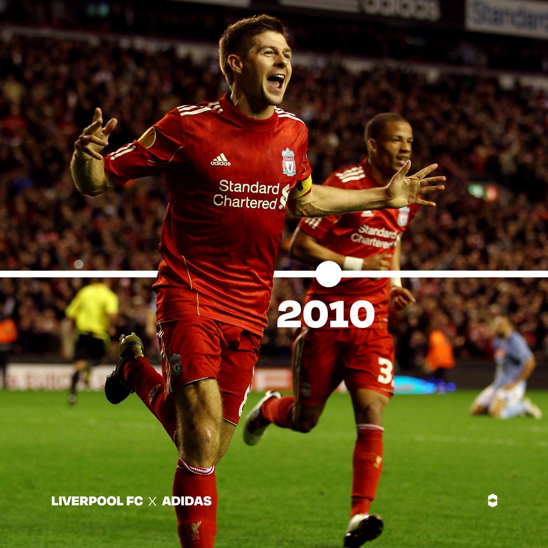 SportBusiness's tweet photo. League and cup doubles. Iconic kits adorned by legends. Crown Paints, Candy and Carlsberg. A history of glory, tragedy, resilience and perseverance, shared.
 
Liverpool and Adidas, reunited after 13 years apart, exclusively reported by @SportBusiness.

FREE TO READ 👇
