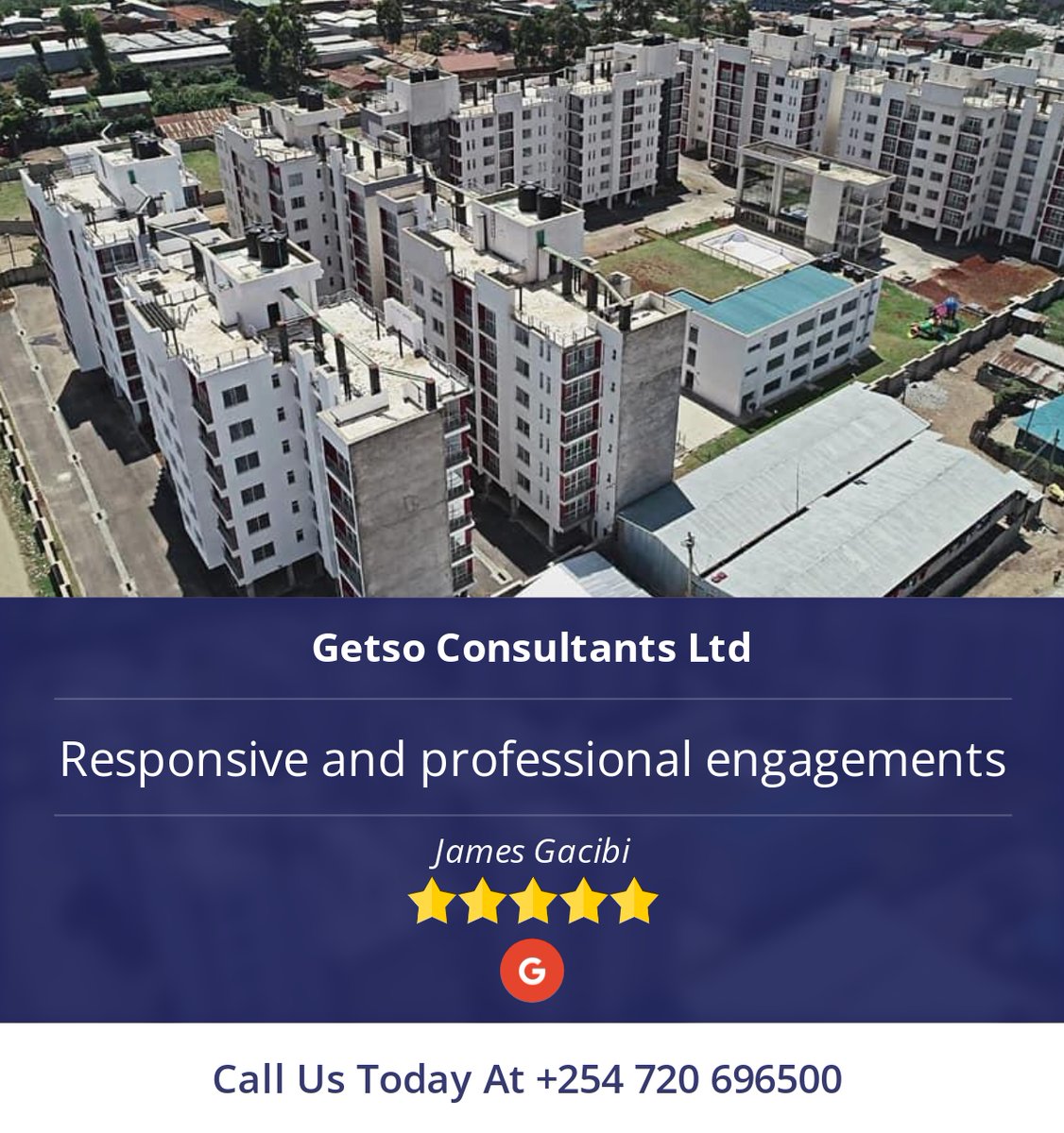 5 Star: James G. "Responsive and professional engagements"