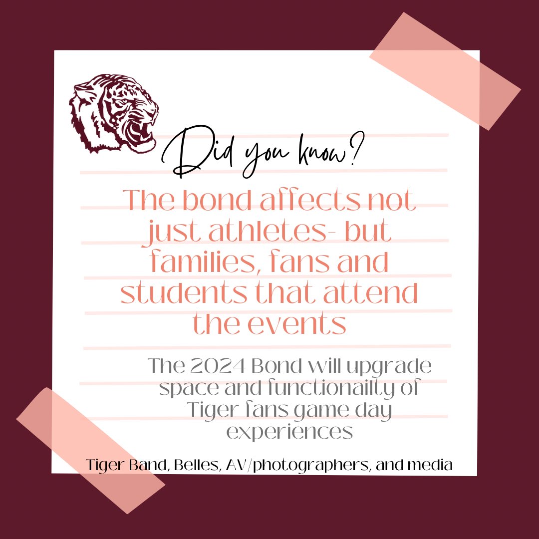 AMCHSTigerClub's tweet photo. Trivia time!! If you attended a Tiger baseball game (and you should this Friday!) how many innings would you miss when you had to walk to the restroom and back? For those that know - it’s too many.  Our baseball team and their families would like the community to support the bond https://t.co/8OCZcYaH6R