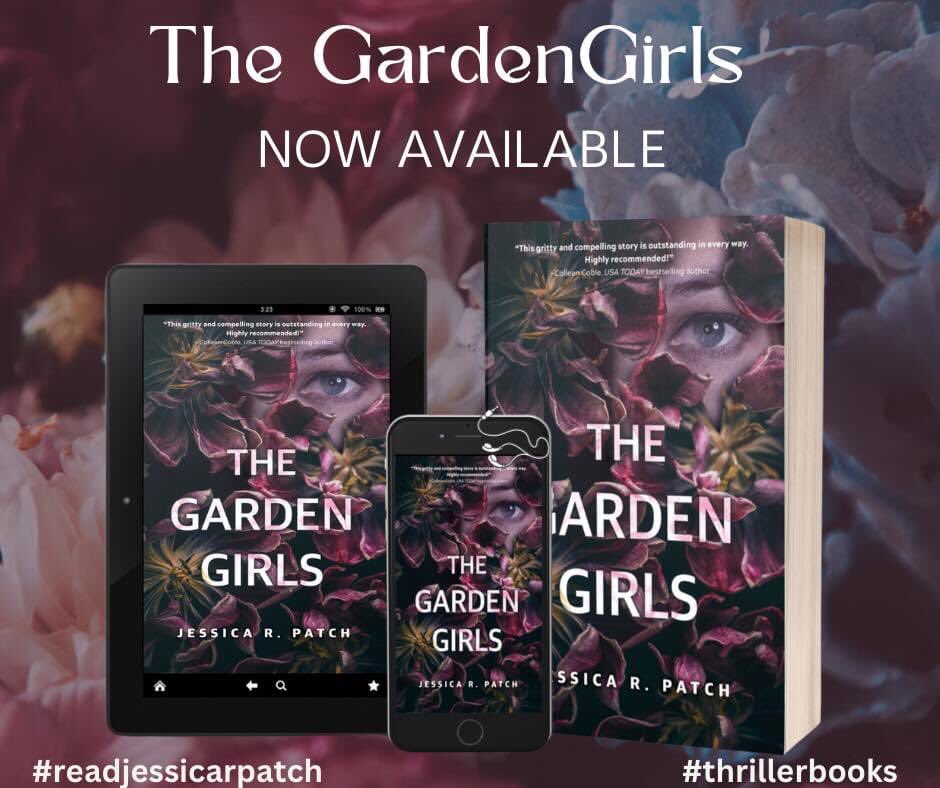 vickleaw's tweet photo. Happy Release Day to Jessica R. Patch! This psych thriller with a faith foundation captured me and wouldn’t let me go! Check out my review on AMZ and while you’re there, get this book.
https://t.co/GuEnmXlMLn
#JessicaRPatch #TheGardenGirls #SpecialCrimesUnit #Outerbanks https://t.co/Cd8dJZfmcd