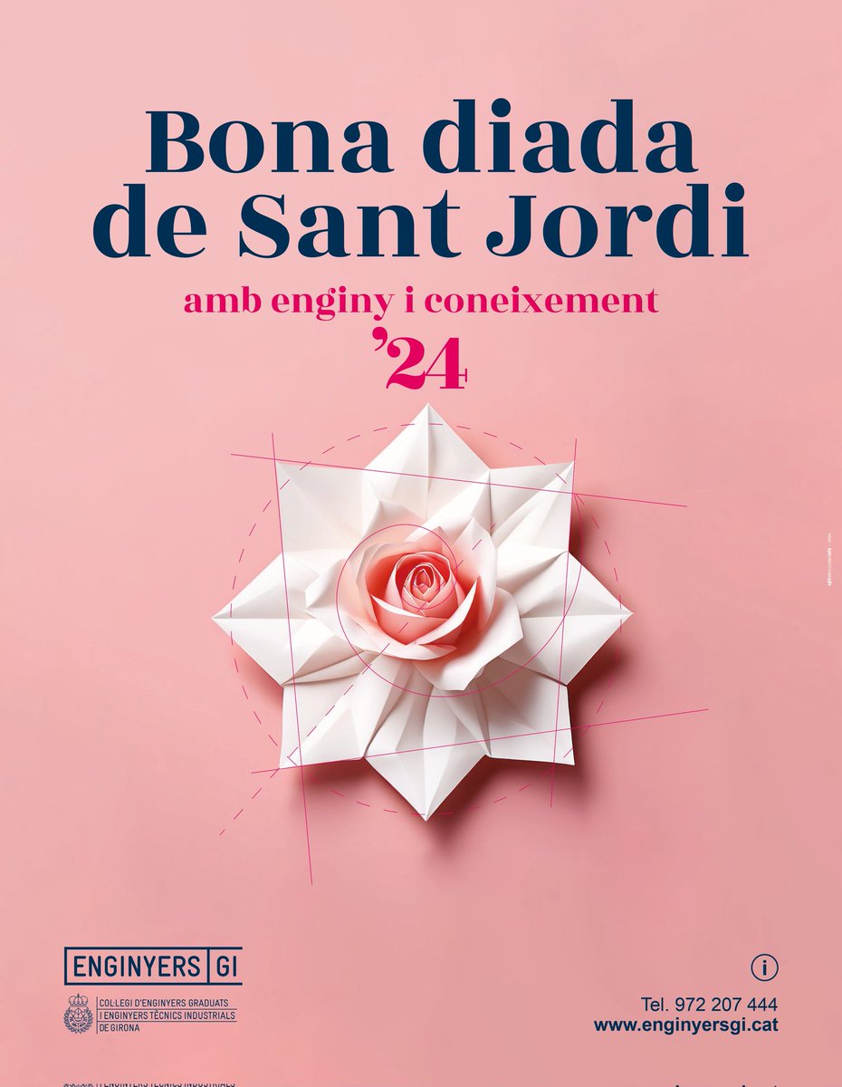 #enginyersgi us desitja un bon #santjordi!

#santjordi2024 #girona #enginyeria #enginyers #enginyeres #colegiprofessional #llibresencatalà #llibresiroses