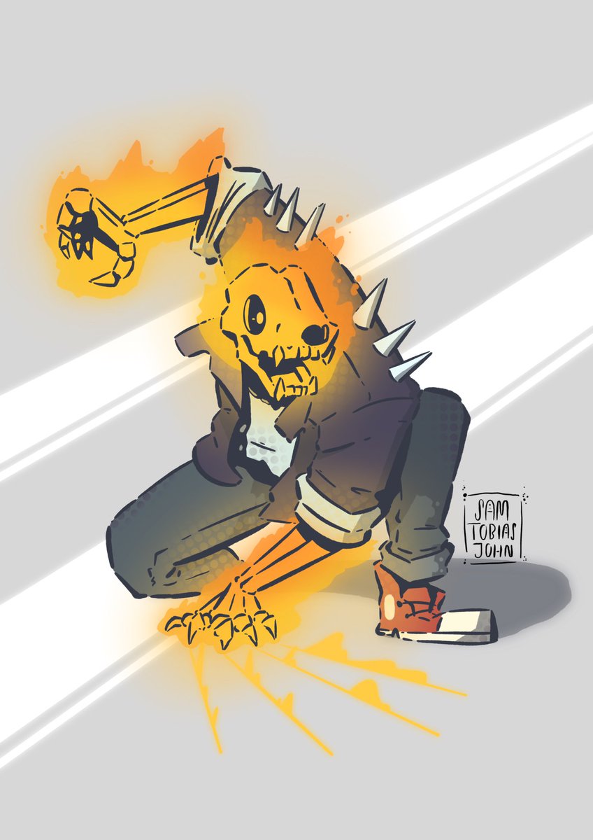SamTobiasJohn's tweet photo. Second Hero OC: Barghest! ๐ฅ๐
#masksrpg #illustration #characterdesign https://t.co/0zIXKJZdTF