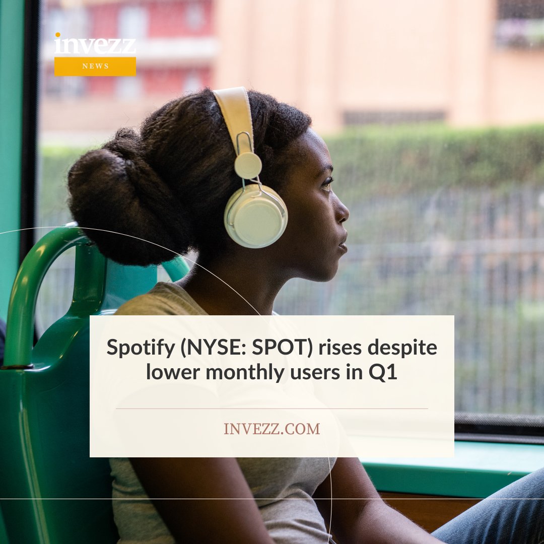 📰 Spotify's Q1 shows a 14% rise in premium users to 239M, revenue up 20% to €3.64B.

🔗🔗➡️ invezz.com/news/2024/04/2…

#Spotify #MusicStreaming #UserGrowth $SPOT