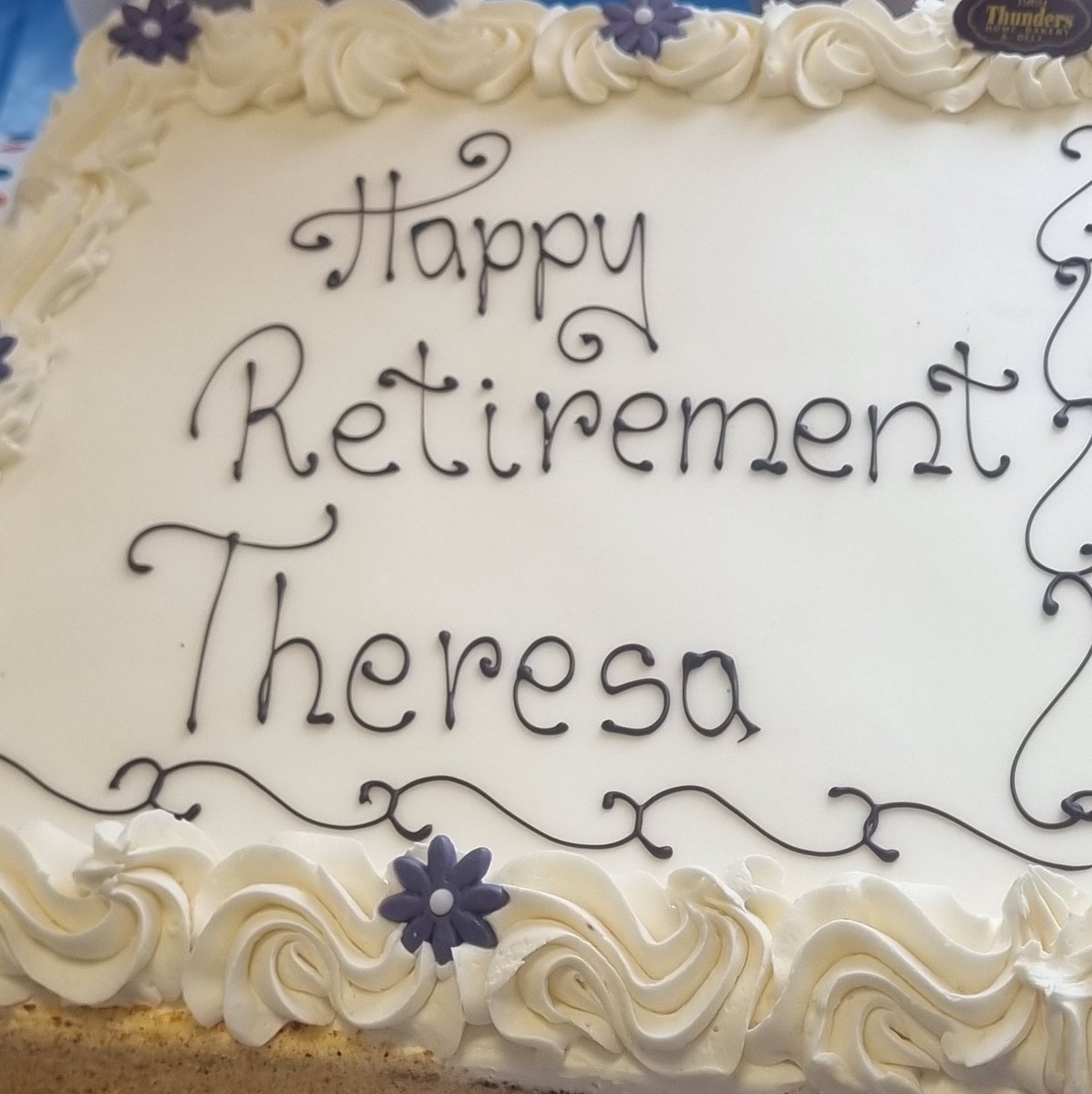 Today we say farewell & happy retirement to one of our amazing admin staff who has worked here for over 40 years. She's seen a lot of physios come through the department & has kept OPD running like clockwork. Theresa you'll be missed but enjoy your retirement x