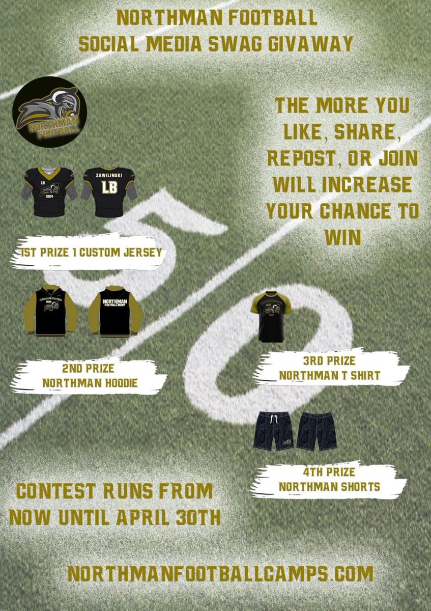 Share, like join and win some gear. Starts now, deadline April 30th. Have a chance to win some incredible gear for just a simple click.