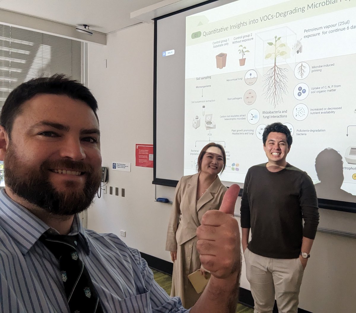William L King (@drmicrowill) on Twitter photo Had an amazing catch up today with <a href="/LabHydroculture/">Dr Peter Irga UTS</a> and Luowen Lyu chatting all about microbial contributions to phytoremediation in green wall systems - very excited to see this research progress! <a href="/UTSResearch/">UTS Research</a> <a href="/sotonbiosci/">Biological Sciences</a> Had an amazing catch up today with <a href="/LabHydroculture/">Dr Peter Irga UTS</a> and Luowen Lyu chatting all about microbial contributions to phytoremediation in green wall systems - very excited to see this research progress! <a href="/UTSResearch/">UTS Research</a> <a href="/sotonbiosci/">Biological Sciences</a>