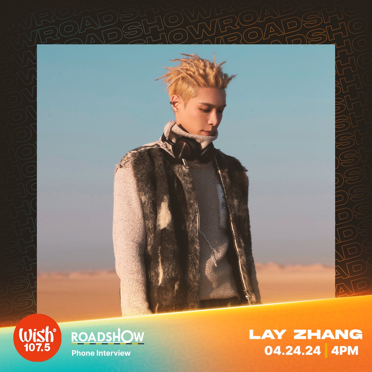 Tune in to today's Roadshow as Chinese singer-actor @layzhang joins us for a special Roadshow interview!