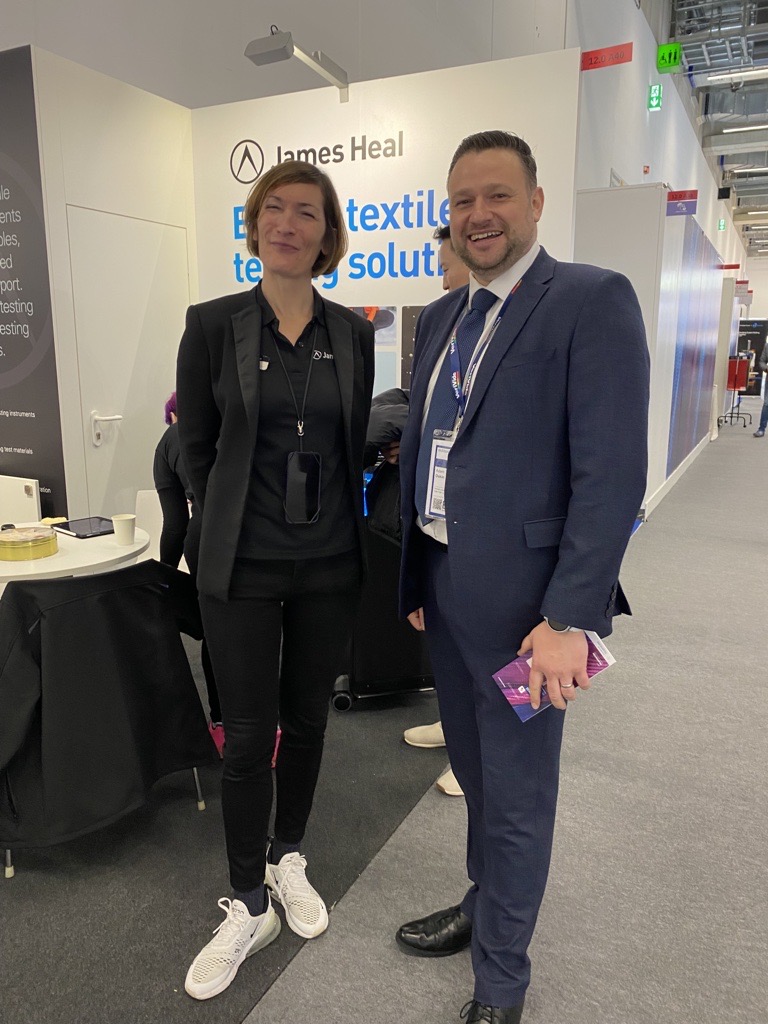 JamesHHeal's tweet image. 🔷 Techtextil - Day 1 off to a busy start 🔷

If you are attending Techtextil in Frankfurt, make sure to come and see us in: 

▪️ Hall 12 ▪️ Stand A40

The Team will be happy to meet and discuss your textile testing needs. 

#Techtextil #Textiles #Exhibition #Innovation #Quality