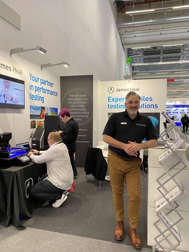 JamesHHeal's tweet image. 🔷 Techtextil - Day 1 off to a busy start 🔷

If you are attending Techtextil in Frankfurt, make sure to come and see us in: 

▪️ Hall 12 ▪️ Stand A40

The Team will be happy to meet and discuss your textile testing needs. 

#Techtextil #Textiles #Exhibition #Innovation #Quality