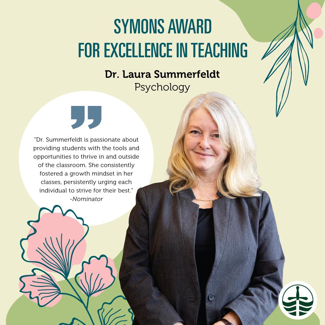 Congratulations, Dr. Laura Summerfeldt, recipient of the 2024 Symons Award for Excellence in Teaching!🎉 @TrentUniversity @TrentUDurham trentu.ca/teaching/award…