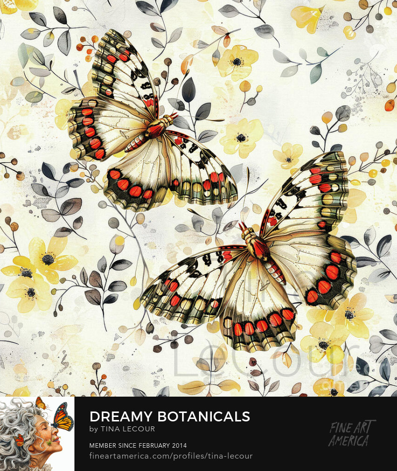 Dreamy Botanicals..Available Here..tina-lecour.pixels.com/featured/dream…

#butterfly #Flowers #floralartwork #floralart #MothersDay #mothersdaygiftideas #wallartforsale #wallart #WallArtDecor #greetingcards #giftideas #homedecor #interiordecor #interiordesign #interiordesigner #mothersday2024