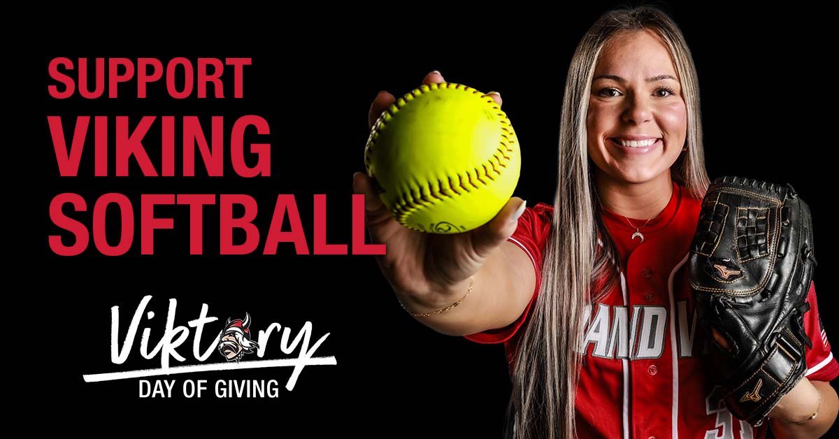GVU_Softball's tweet photo. Viktory Day of Giving is here!!  It doesn't matter if you are a student, alumni or friend of Grand View - We are all Vikings and we would love your support! Help us match our sport challenge and be one of 800 donors to make a gift!

🔗: https://t.co/1g9fFnUFbu

#Voyage2Viktory https://t.co/TnM7BV0reO