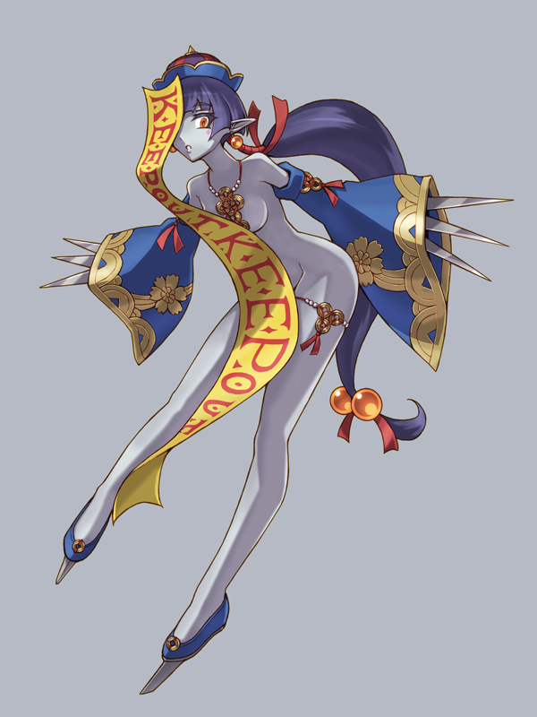 「思いついたネタを描きたくなる。デカ霊符銭アクセキョンシー娘。アトリエカードに突っ」|EPSILONのイラスト