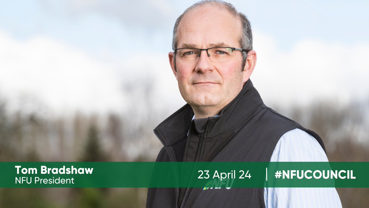 (1/2) NFU President Tom Bradshaw (@ProagiLtd) thanked #NFUCouncil for showing NFU at its best in the presence of SoS @SteveBarclay yesterday. 

He also highlighted that all main political parties are now saying that food security is national security, this is a massive change.