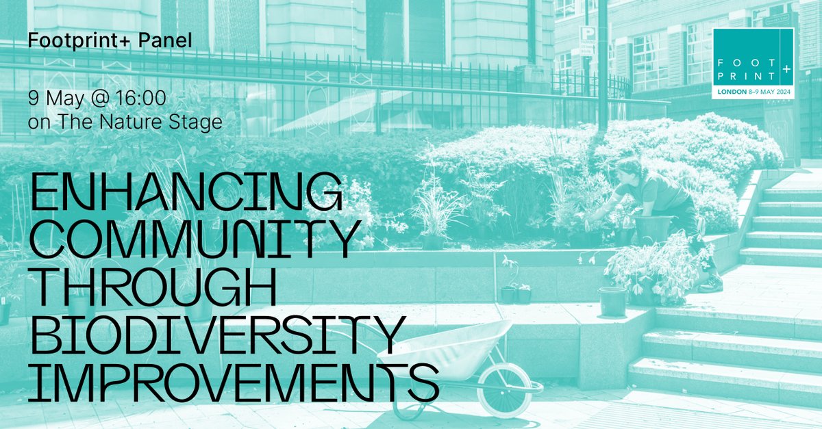 Book your seat at the ‘Enhancing Community through Biodiversity Improvements’ at this year’s @FootprintPlus. @peteswiftysan will chair this panel discussing how local communities are integral to fostering biodiversity. footprintplus.com/2024-programme