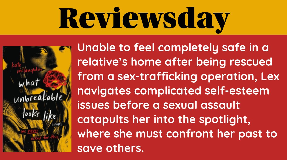 Reviewsday: What Unbreakable Looks Like by @AlterKates is “a gut-punch story with an uplifting ending.” Check it out today. #WeAreMehlville @Mehlville_HS