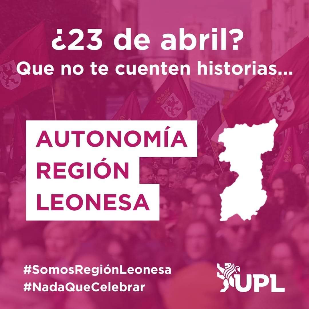 ¡𝗤𝘂𝗲 𝗻𝗼 𝘁𝗲 𝗰𝘂𝗲𝗻𝘁𝗲𝗻 𝗵𝗶𝘀𝘁𝗼𝗿𝗶𝗮𝘀!

#SomosRegionLeonesa 
#NadaQueCelebrar