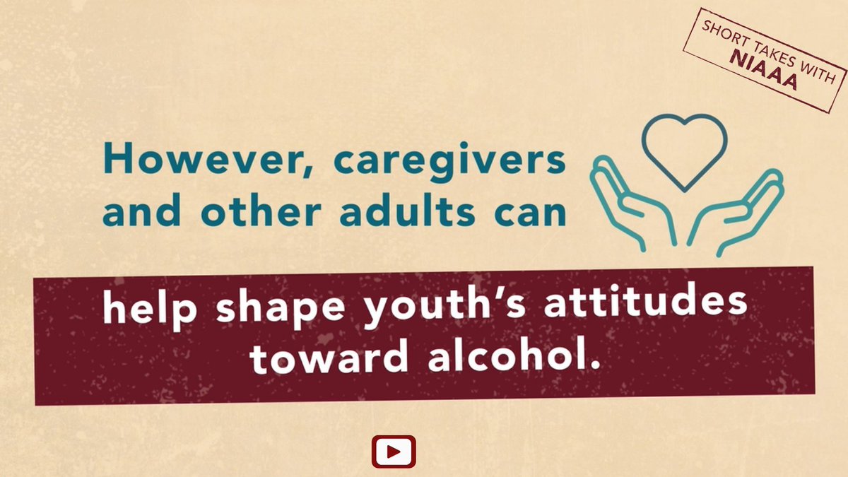'Short Takes with NIAAA: What Are the Dangers of Underage Drinking?” discusses the short- and long-term harmful effects of #UnderageDrinking, and how parents and other adults can help. Watch the video on YouTube: youtube.com/watch?v=An3aBc… #AlcoholAwarenessMonth