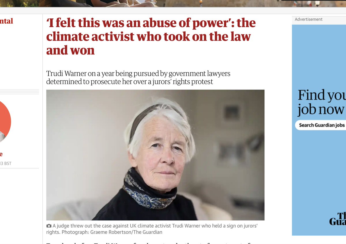 Im so proud of these climate activists. These people put their life and liberty on the line. Humbling beyond belief theguardian.com/environment/20…